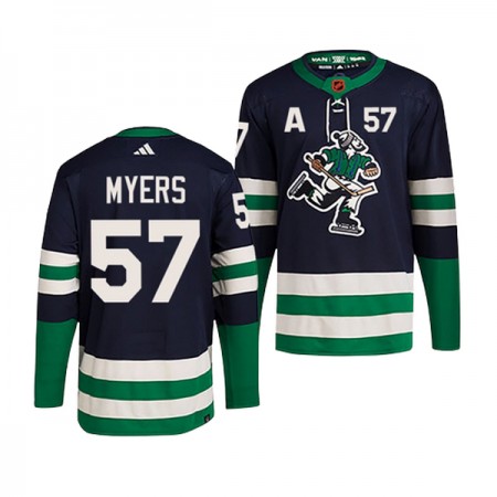Män Ishockey Vancouver Canucks tröja Tyler Myers 57 Adidas 2022-23 Navy Reverse Retro 2.0 Authentic